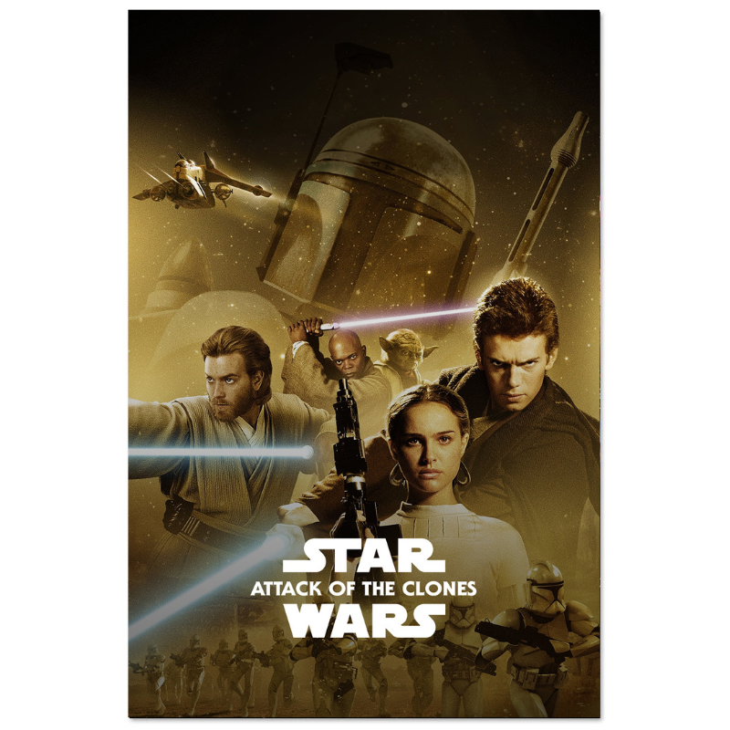 "Star Wars - ATTACK OF THE CLONES" Poster