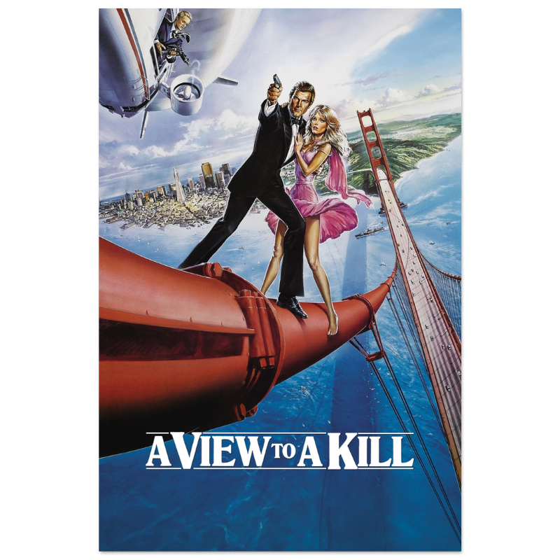 "James Bond - A VIEW TO KILL" Poster