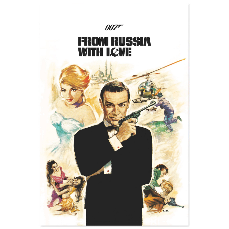 "James Bond - FROM RUSSIA WITH LOVE" Poster