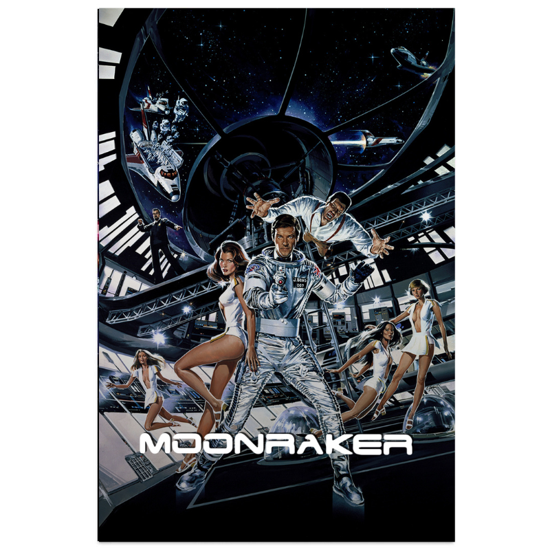 "James Bond - MOONRAKER" Poster