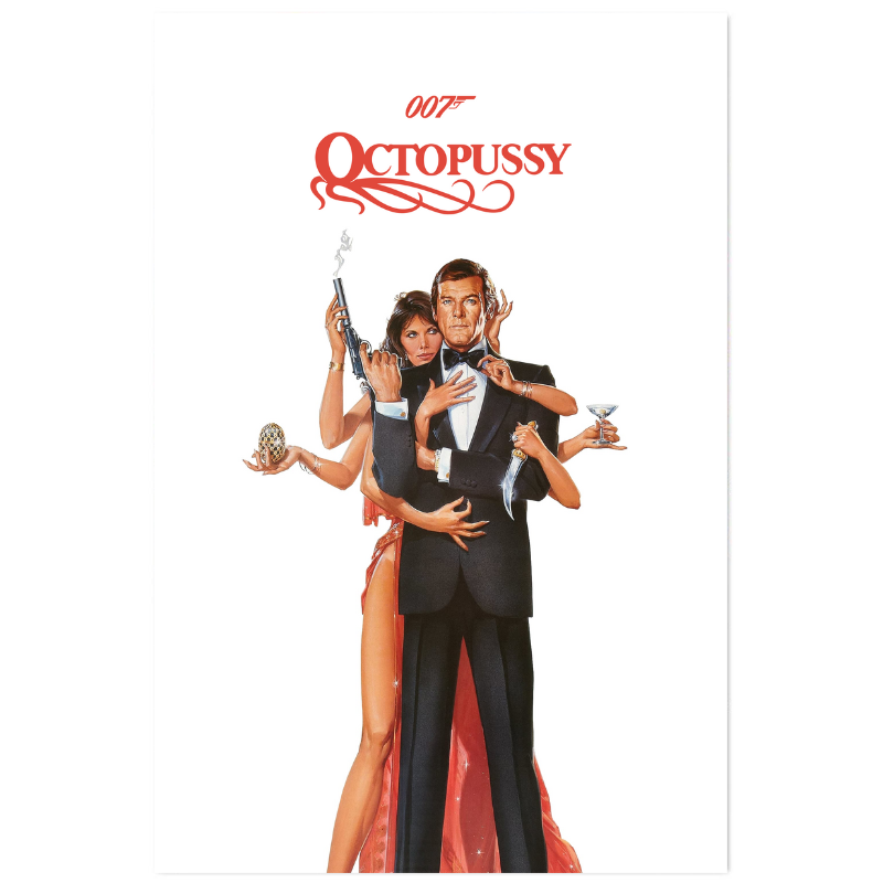 "James Bond - OCTOPUSSY" Poster