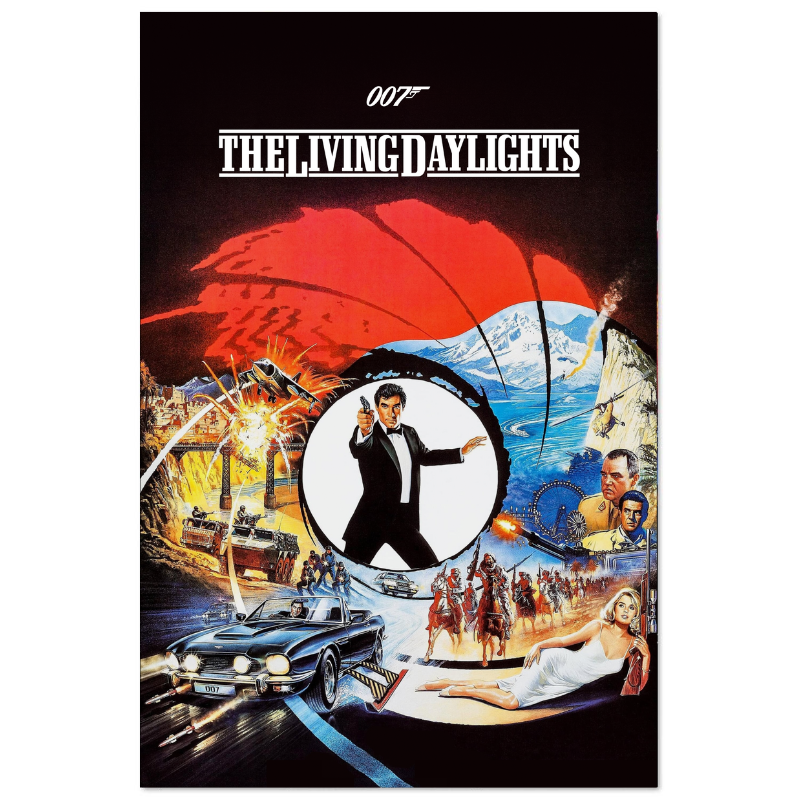 "James Bond - THE LIVING DAYLIGHTS" Poster