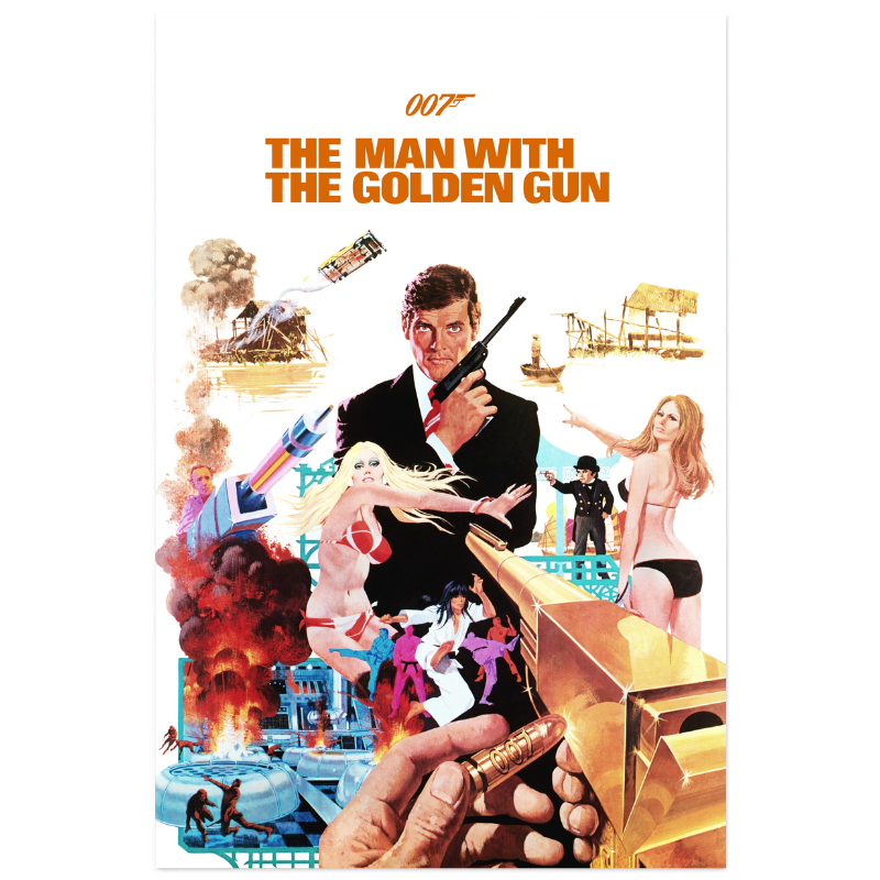 "James Bond - THE MAN WITH THE GOLDEN GUN" Poster