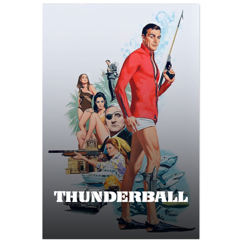 "James Bond - THUNDERBALL" Poster