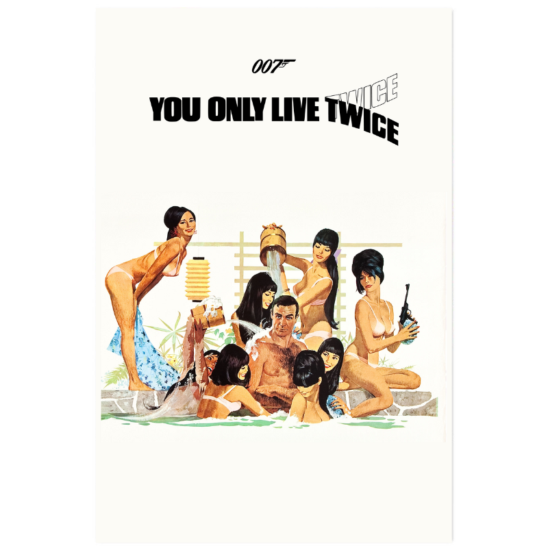 "James Bond - YOU ONLY LIVE TWICE" Poster