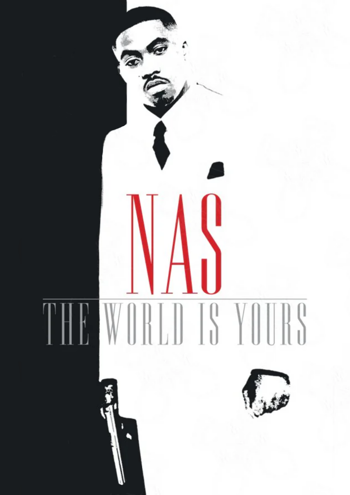 "Nas - THE WORLD IS YOURS" Poster